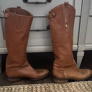 Sam Edelman Size 9 knee high brown leather boots